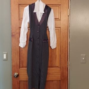 Womans size 6 pinstripe suit dress